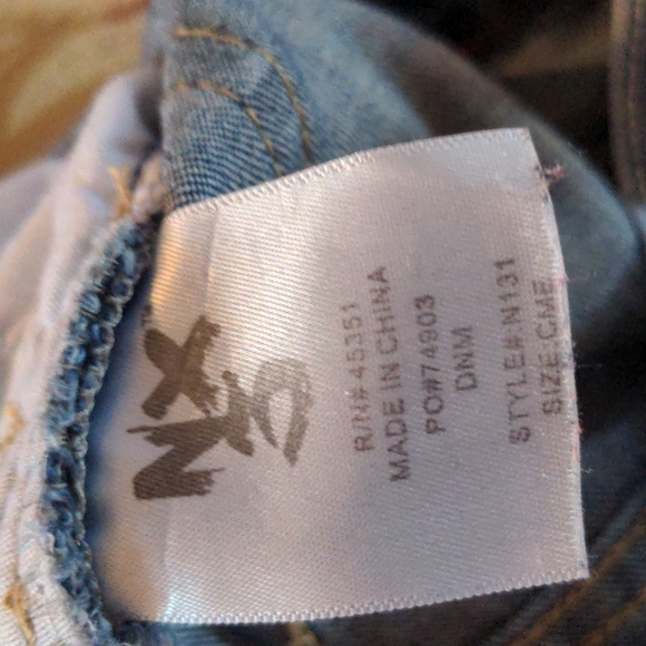 NX3 Very Distressed Skinny Jeans Child Size M - Picture 6 of 7